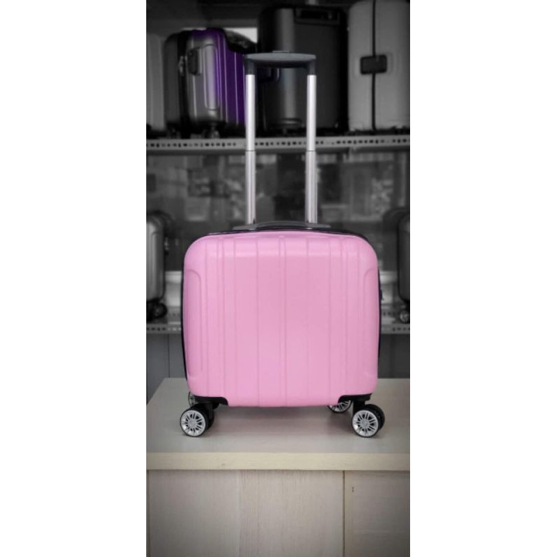 Vali vuông size18 hồng phấn