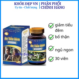 Viên uống giảm tiểu đêm, tiểu buốt, tiểu nhiều lần An Tiểu Đêm giảm u phì đại tuyến tiền liệt – Hộp 30 viên