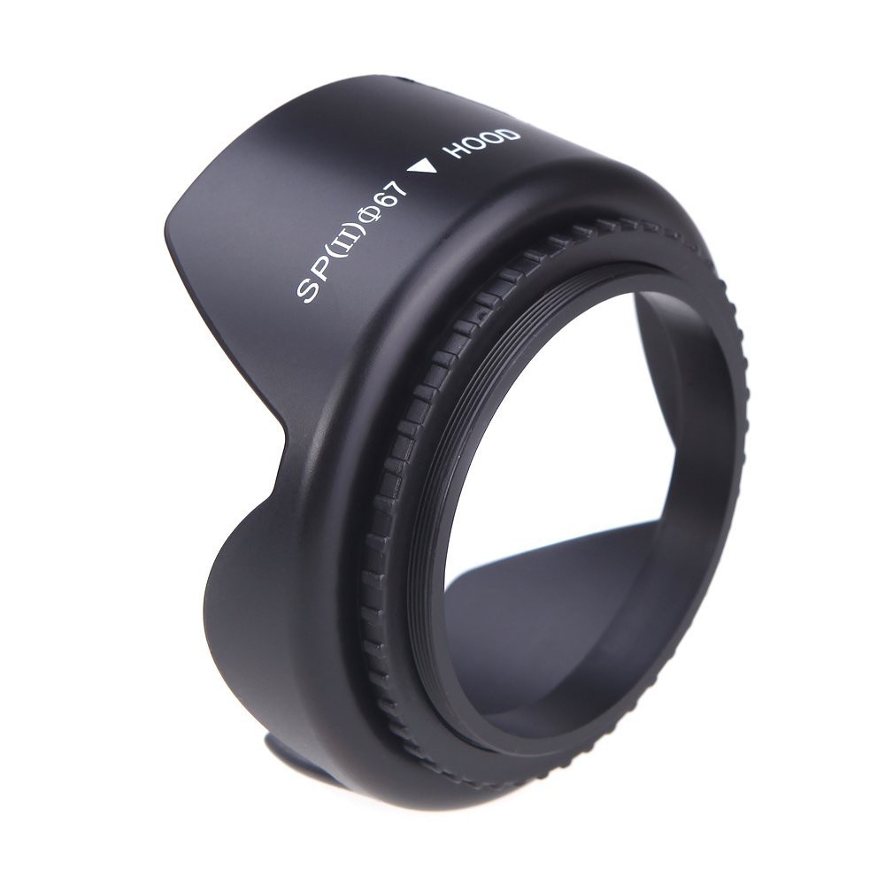 ☆[Lens hood diameter 67 mm] Standard lens hood camera Lens protection flower shaped hood Canon Nikon Tamron Sigma for Sony 67 mm lens