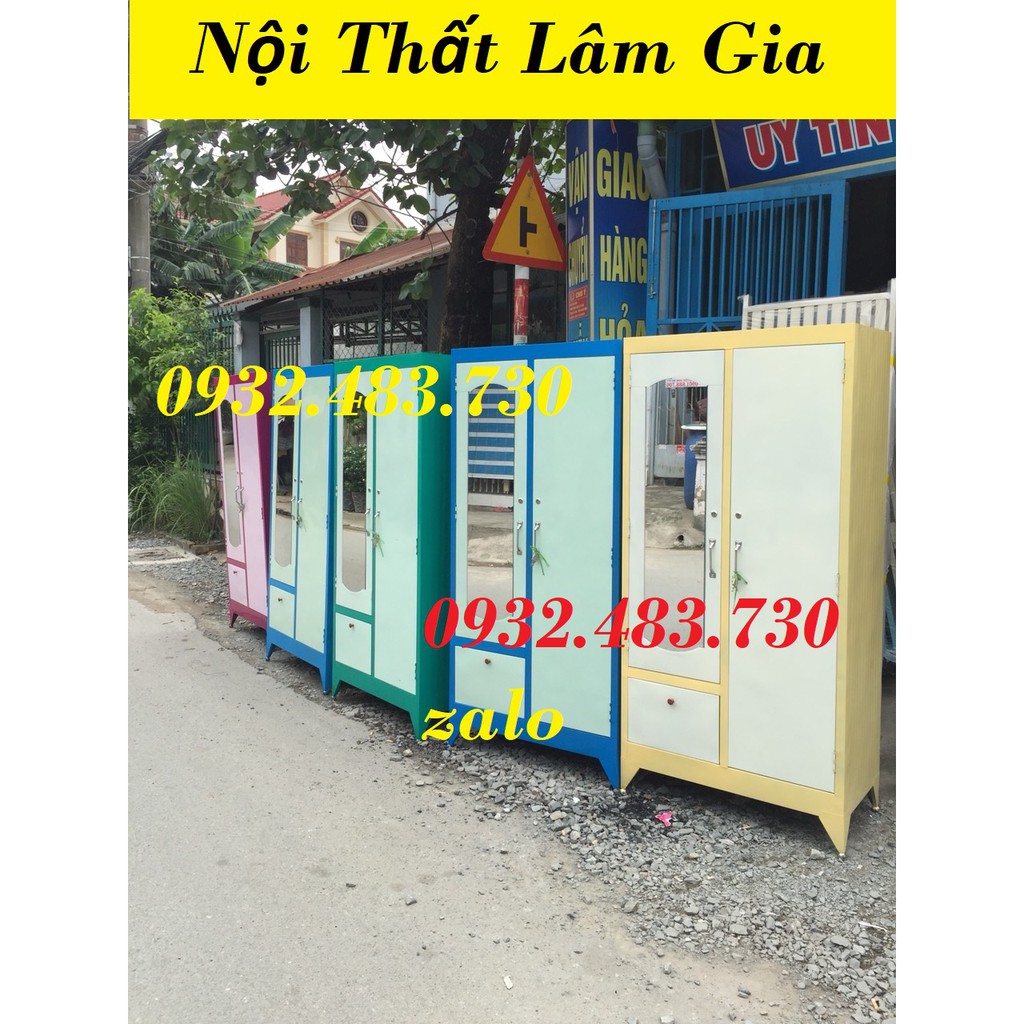 Tủ sắt đựng quần áo giá rẻ 1m8x90