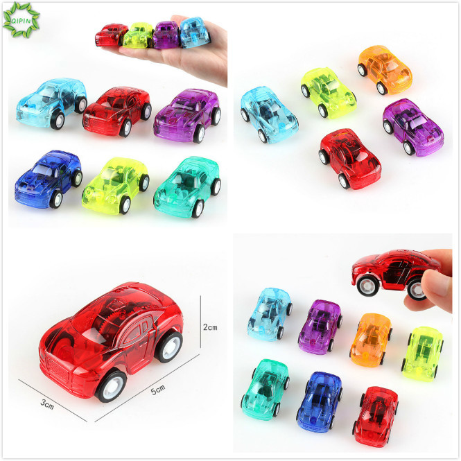 Mô Hình Xe Đồ Chơi Trong Suốt Nhiều Màu Cho Bé