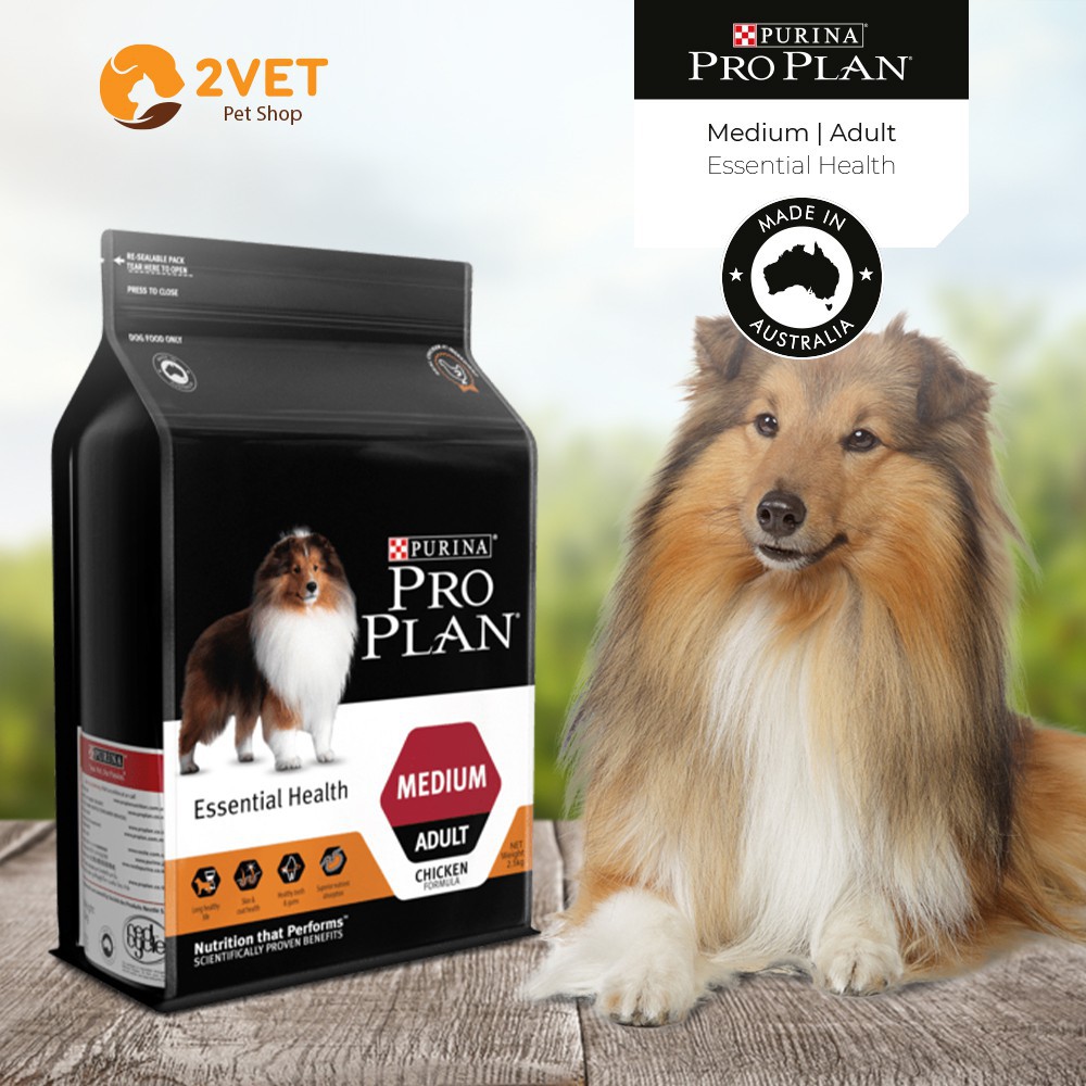 Đồ Ăn Cho Boss - Hạt Khô Cao Cấp Purina Pro Plan Dành Cho Chó Trưởng Thành - Bổ Sung Thật Nhiều Dinh Dưỡng - Gói 2,5Kg