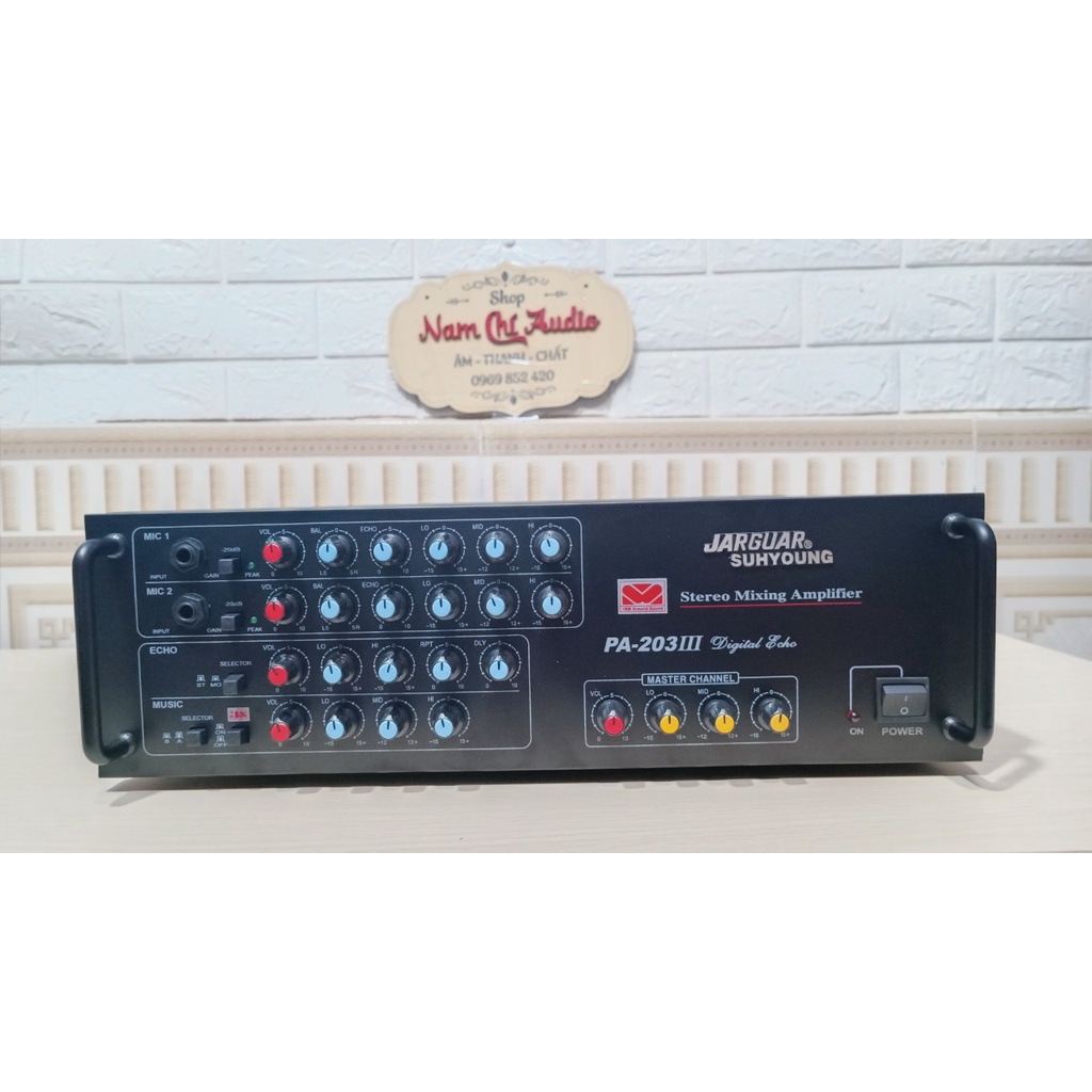 Âmly karaoke JarGuar PA-203III 12 Sò . Âm thanh vang nhại tốt