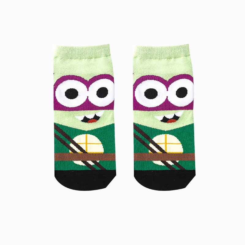Ins Style Hot Women Cute Cartoon Print Daily Casual Sock