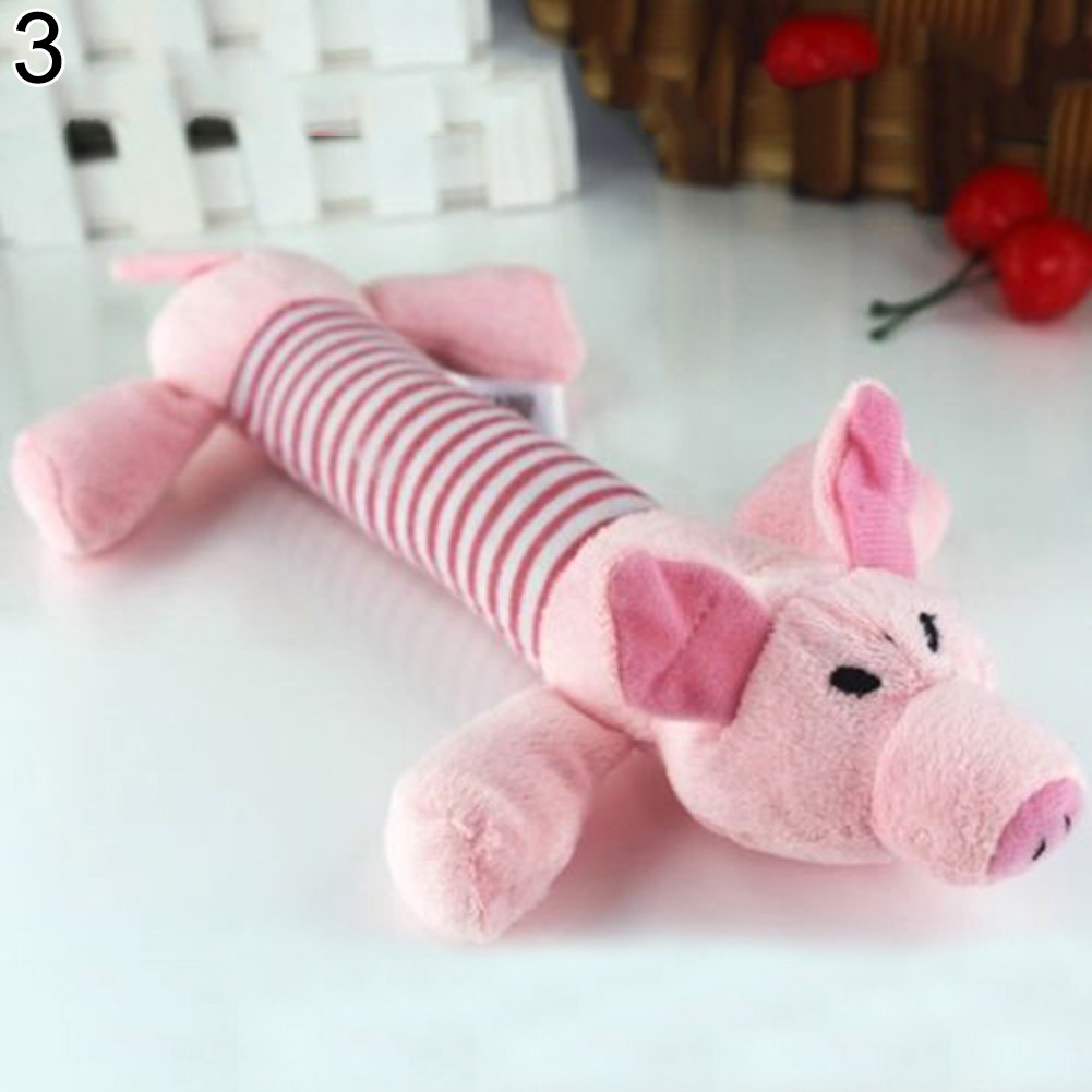 YueW Đồ chơi nhồi bông hình thú đáng yêu cho thú cưng