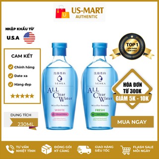 Nước tẩy trang Micellar Senka ALL Clear Water 230ml