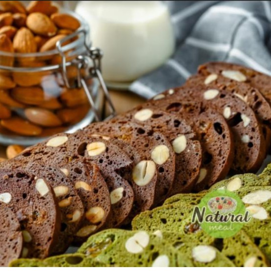 Bánh ăn kiêng Biscotti, bánh ăn kiêng Biscotti vị matcha B01 | BigBuy360 - bigbuy360.vn
