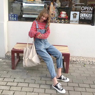 Quần yếm jeans