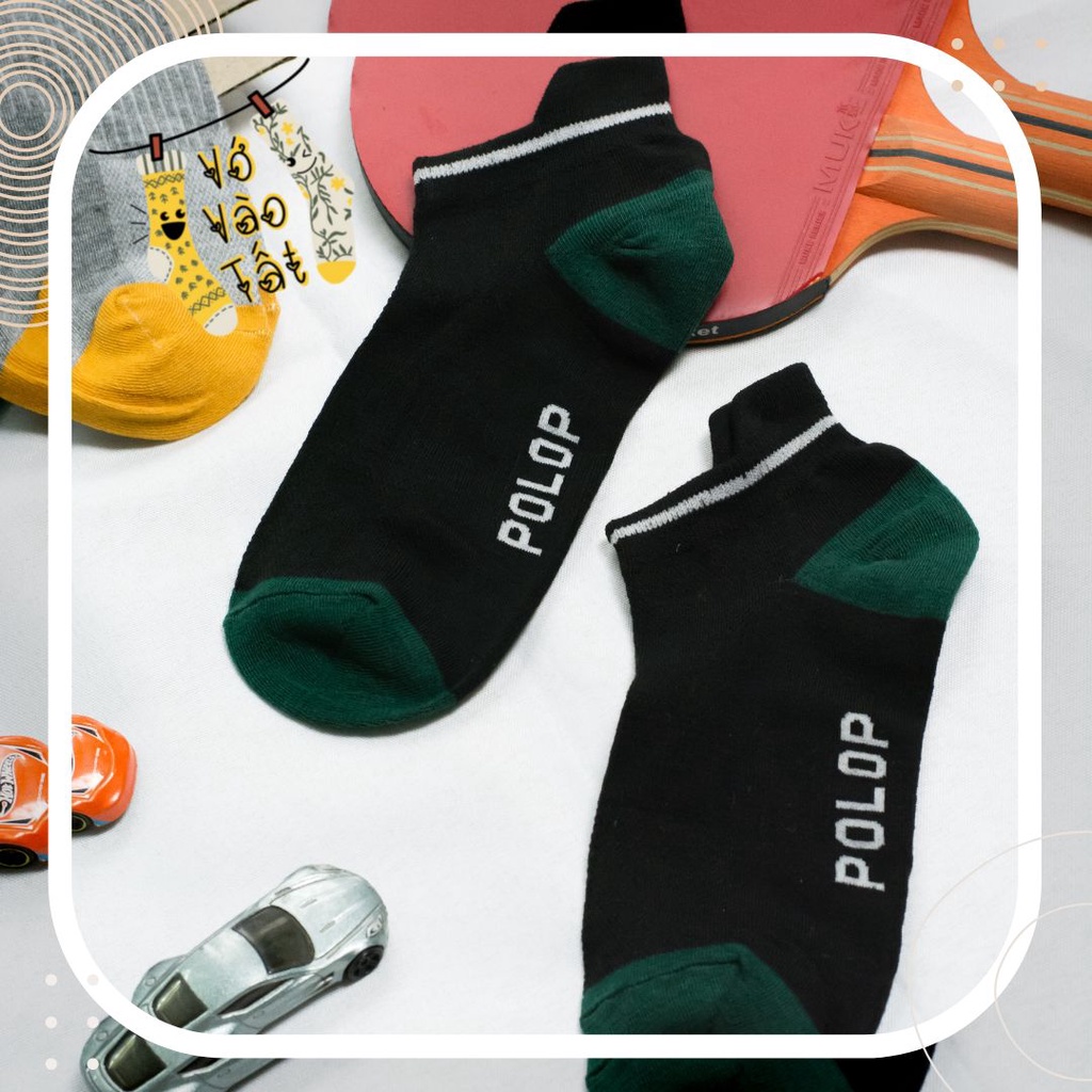 TÂT VỚ CỔ NGẮN NAM 2 MÀU