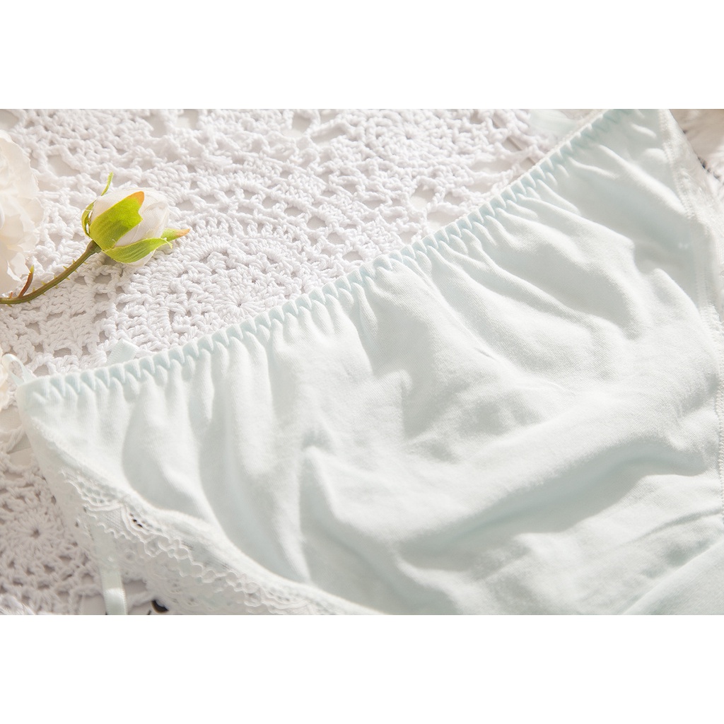 Quần Lót Nữ cotton Phủ Ren Hoa Xuất Đông Âu . Hàng Loại Đẹp.