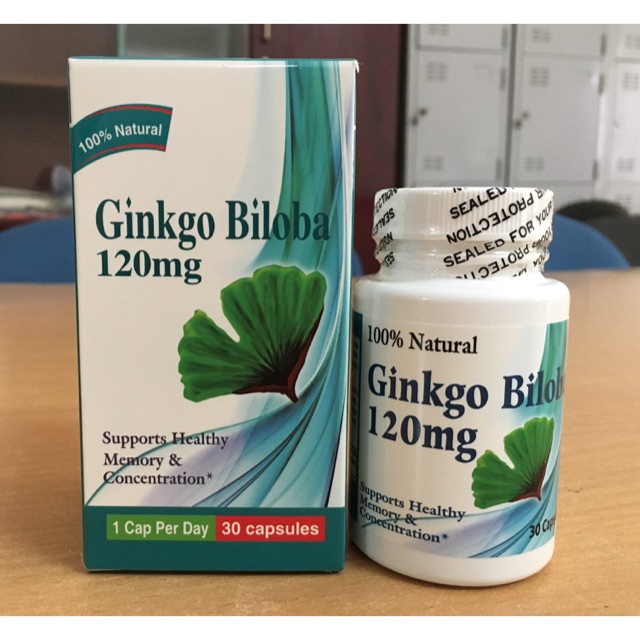 Viên Uống Bổ Não Ginkgo Biloba 120mg 30 Viên