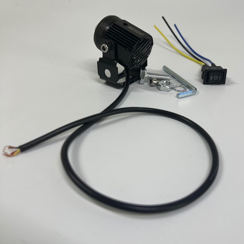 Đèn led trợ sáng mini 2 màu L3 trắng vàng.Tặng full phụ kiện