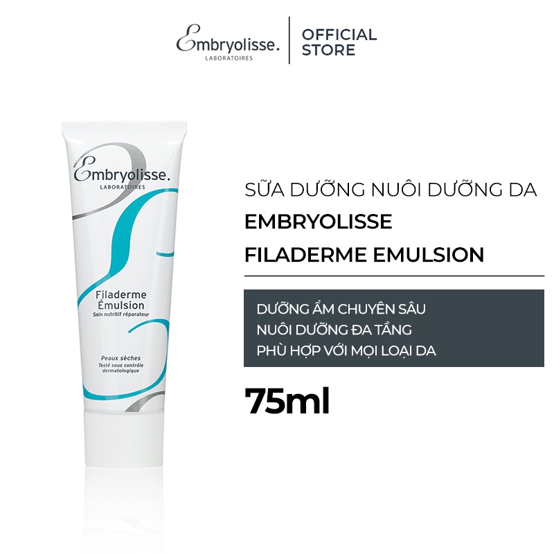 Sữa Dưỡng Nuôi Dưỡng Da Toàn Diện Embryolisse Filaderme Emulsion 75ml
