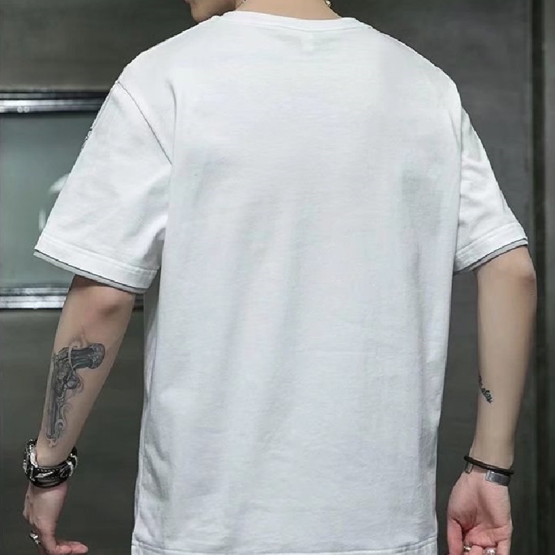 Áo Thun Tay Lỡ Dáng Rộng Thời Trang Hàn Quốc Cho Nam Size M-3XL