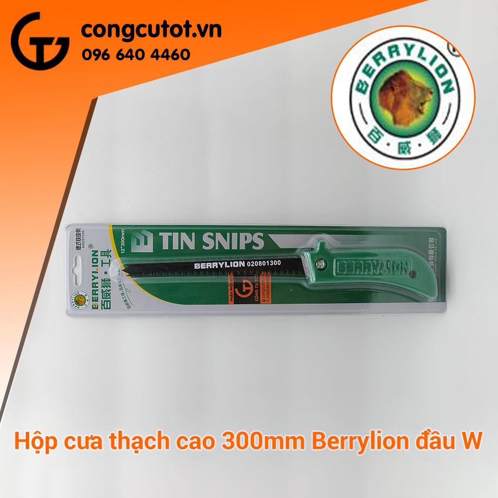 CƯA THẠCH CAO 300MM BERRYLION ĐẦU MŨI DÙI THẠCH CAO KIỂU W