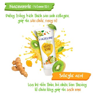 Sữa Rửa Mặt Hazeline Chiết Xuất Thiên Nhiên Ngừa Mụn Sáng Da 100gr