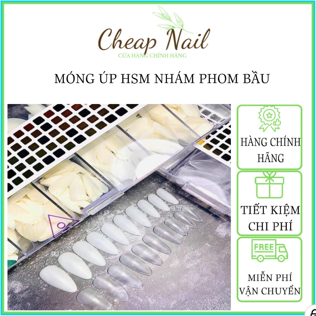 Móng úp HSM phom bầu hàng loại 1 lên phom cực đẹp