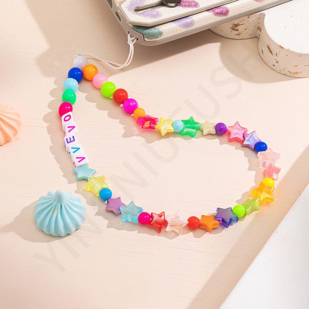 Dây Đeo Điện Thoại Chuỗi Hạt Nhiều Màu Chống Thất Lạc TAYLOR1|Dây Thừng Treo Trang Trí Đa Năng Tiện Lợi