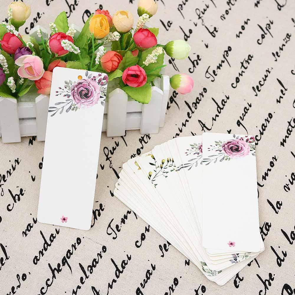 DORAW Set 40 Thẻ Đánh Dấu Trang Sách Hình Hoa Xinh Xắn