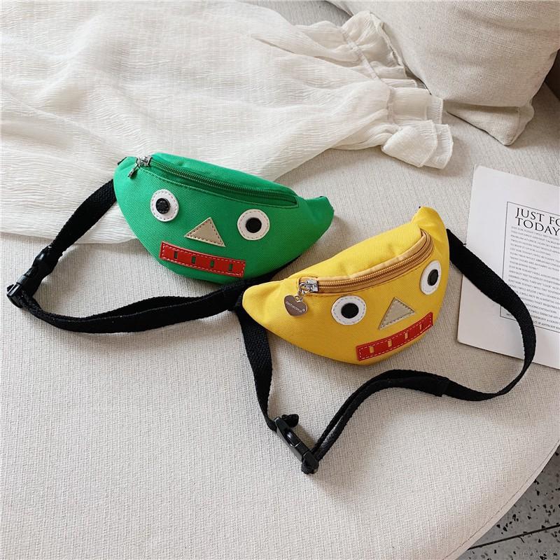 Túi đeo chéo họa tiết hoạt hình dễ thương cho bé phong cách Hàn Quốc