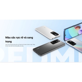Điện thoại Xiaomi Redmi 10 4GB/128GB - Bốn camera AI 50MP | Màn hình 90Hz FHD+ Chính hãng