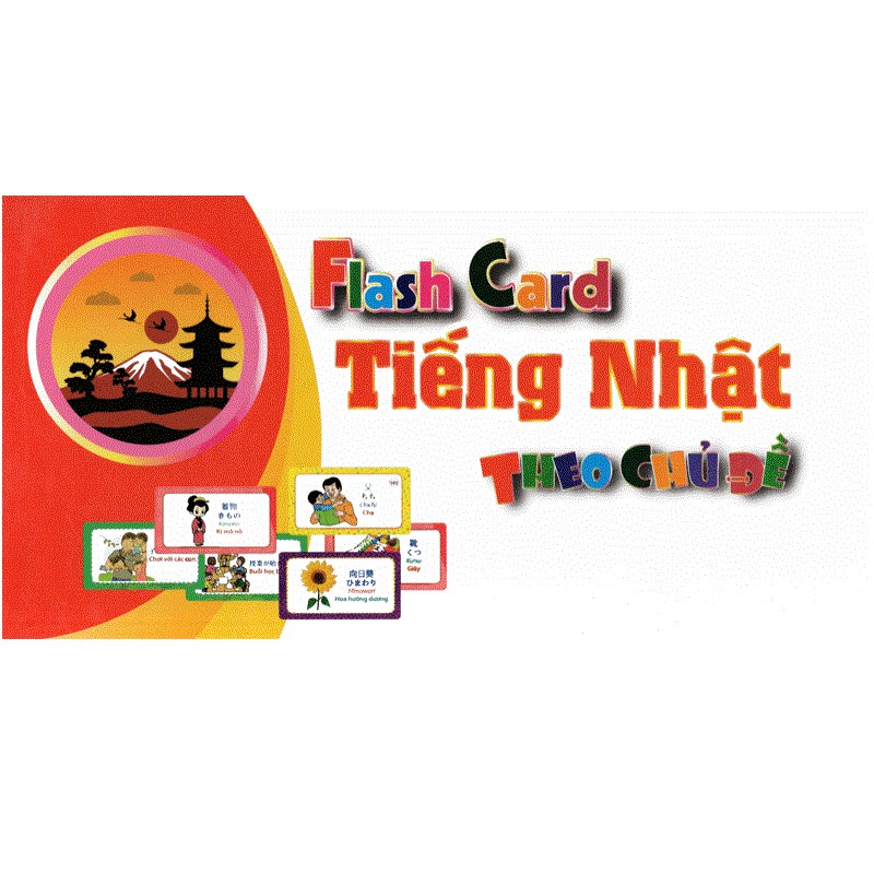 Sách - FlashCard Tiếng Nhật Theo Chủ Đề