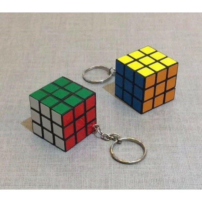 Set 2 Khối Rubik Mini + 1 Móc Khóa + 1 Dây Thừng Chuyên Dụng