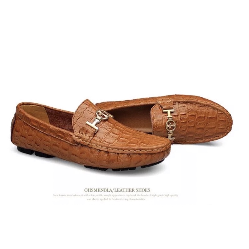 Giày Da Lười Đàn Ông Phong Cách Thời Trang Sang Trọng Da Thật, Size 38/ Hàng Quảng Châu /T 90