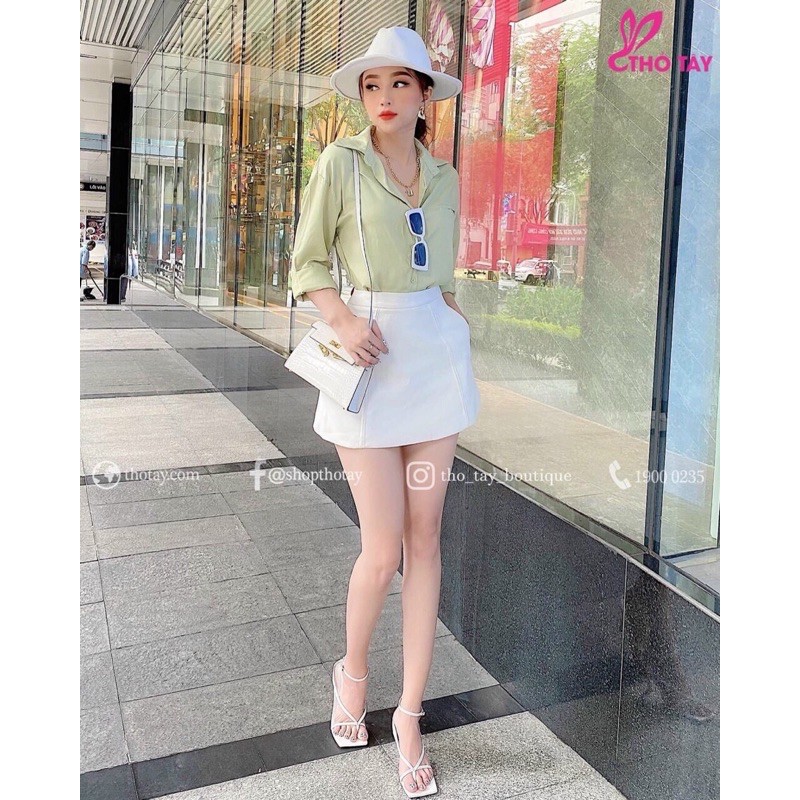 [Mã WASKT410K giảm 10K đơn 50K] chân váy chữ A có quần trong | BigBuy360 - bigbuy360.vn