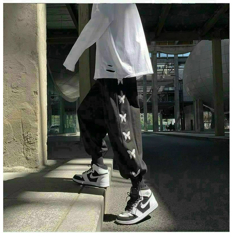 Quần Ống Rộng Nam Nữ dây rút ống chân phong cách unisex vải thun nỉ êm mịn cực đẹp (insocbuom)
