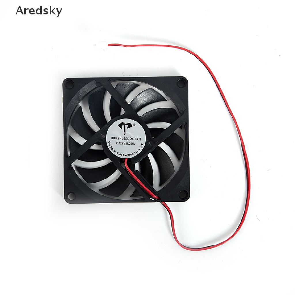 Quạt tản nhiệt không chổi than 2 pin 8010 5V 12V 24V 80x80x10mm