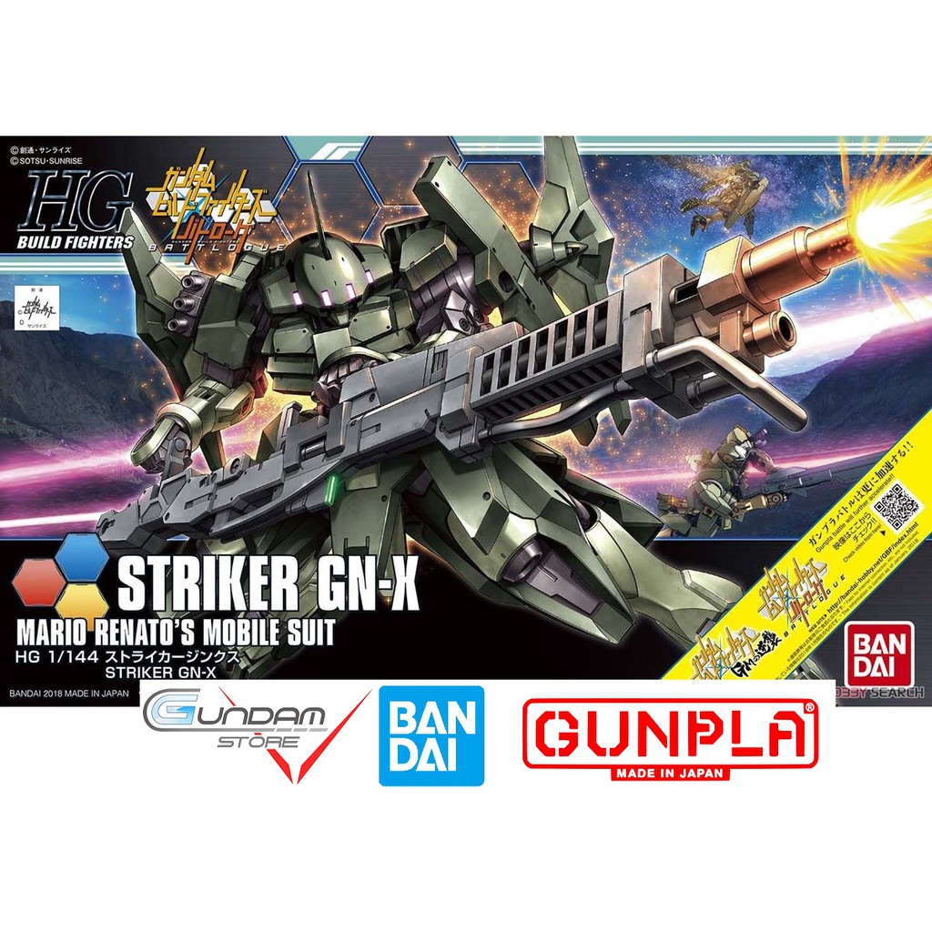 [ NHẬT BẢN ] Đồ Chơi Lắp Ráp Anime Mô Hình Gundam 1/144 Hg Striker Gn-X Serie Hgbf Gundam Build Fighters