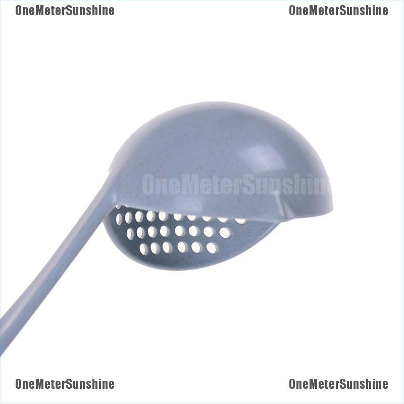 Muỗng lọc múc canh 2 trong 1 cán dài chuyên dùng