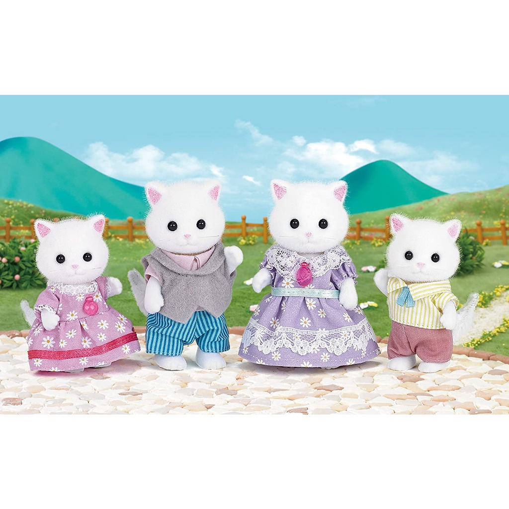 Sylvanian Families Gia Đình Mèo Ba Tư Persian Cat Family