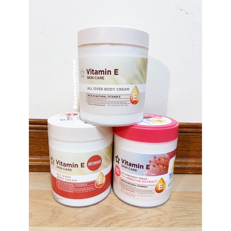 Dưỡng thể vitamin E 500ml