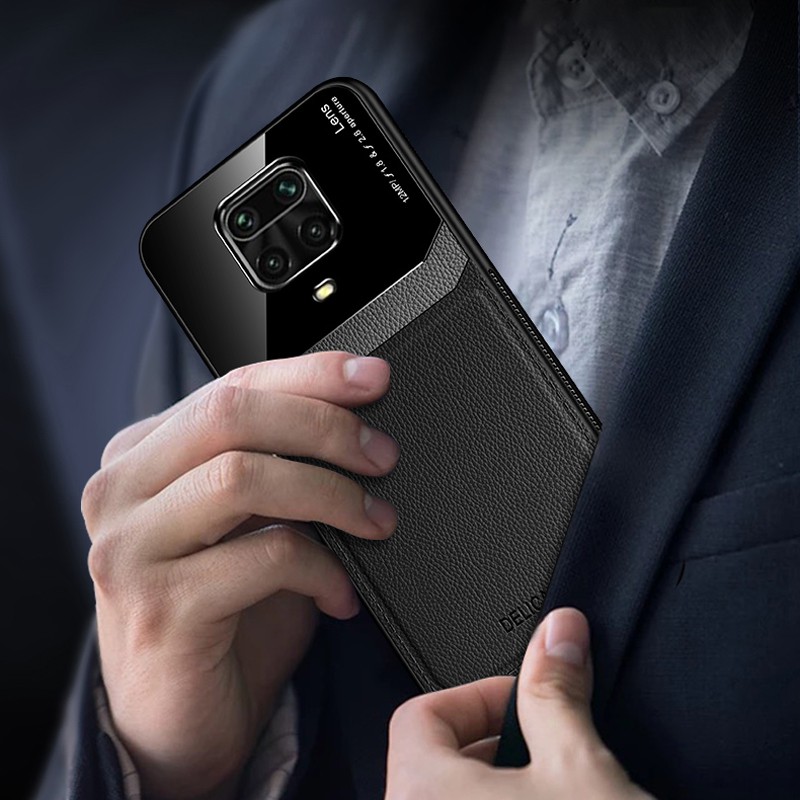 Ốp điện thoại cứng Koosuk cho Xiaomi Redmi Note 9 Pro Max 9s 9T 8 8t 10X 4G phối da