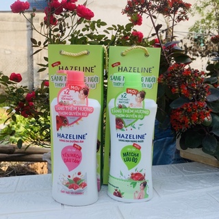 Sữa Tắm Hazeline 670g Yến Mạch Râu Tằm/Matcha Lựu Đỏ