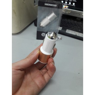 Củ sạc ôtô microcom 2.1a 2 cổng cắm USB