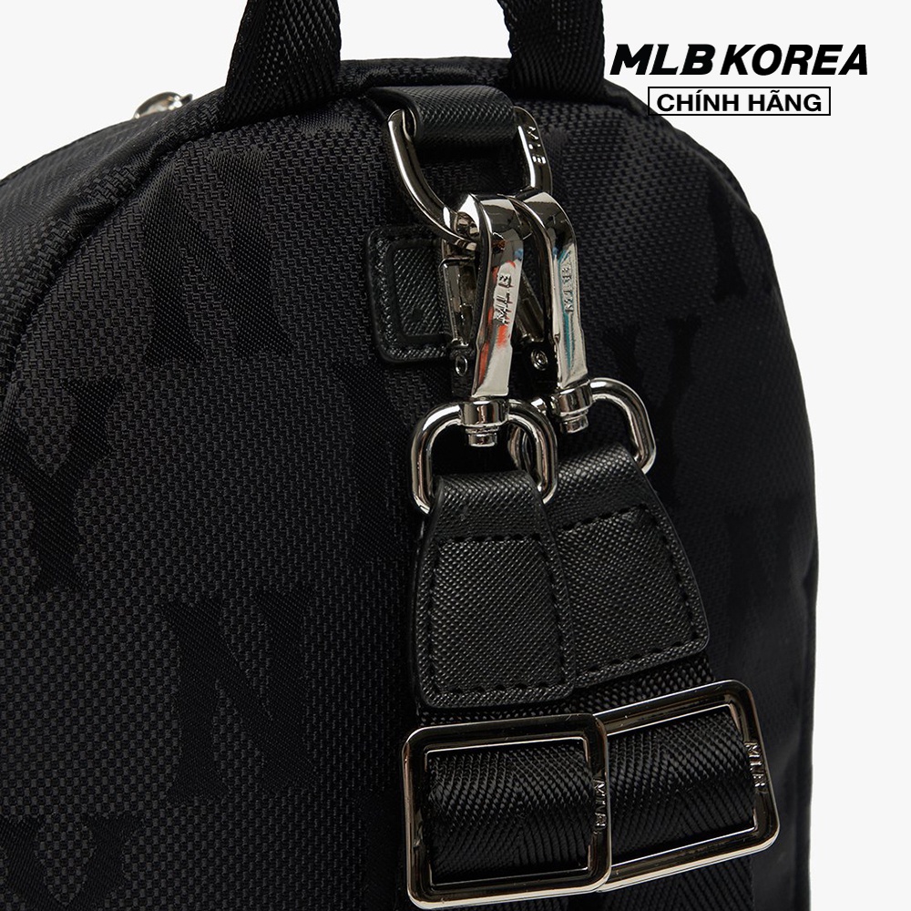 MLB - Balo mini phom chữ nhật Monogram Nylon Jacquard 3ABKS011N-50BKS