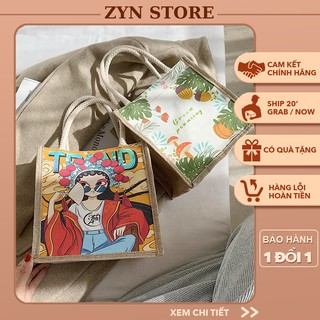 Túi Đi Biển Bốn Mùa Cho Nữ In Hình Siêu Hot Hit