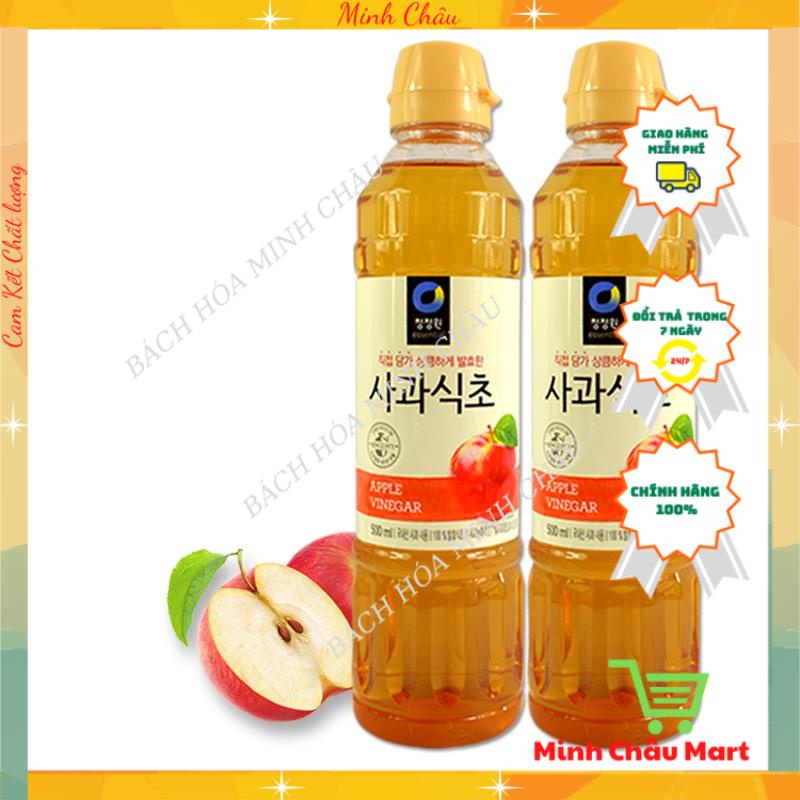 Giấm Táo Hàn Quốc Daesang ( Chai 500ml )