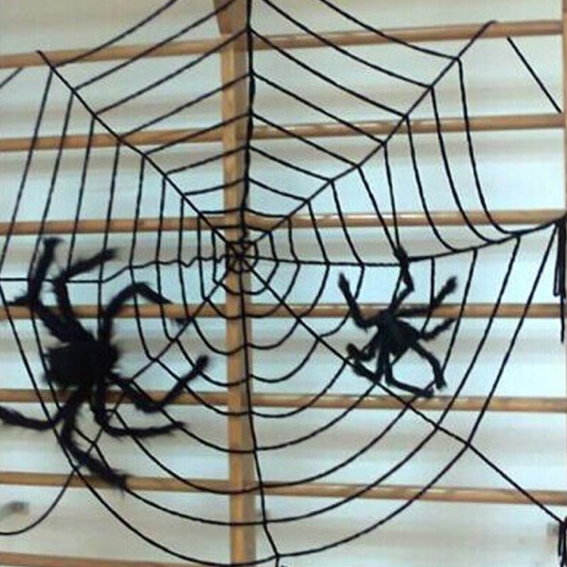Mạng nhện nhung trang trí lễ hội hóa trang Halloween