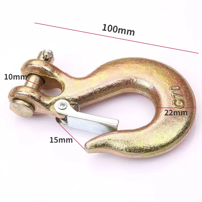 Móc xích Móc đai an toàn siêu cứng, móc kéo rơ moóc, móc vuốt