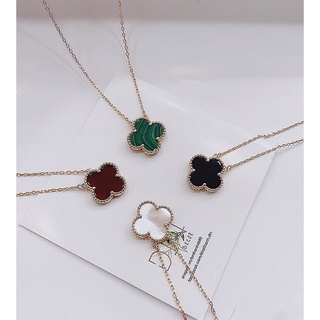 Combo Dây Chuyền, Bông Tai, Nhẫn, Lắc Tay Bạc Xi Vàng Cao Cấp Hình Hoa Đá - Hồng Thái Jewerly