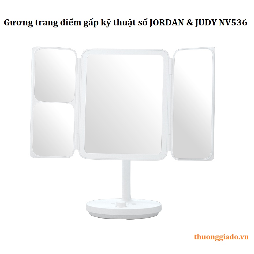 Gương trang điểm LED kiểu gập JORDAN &amp; JUDY NV536