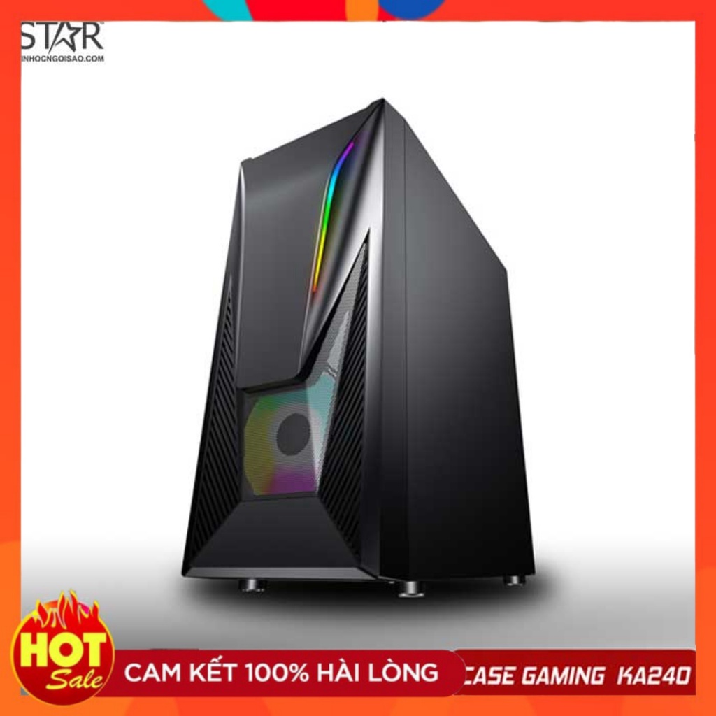 Vỏ Case gaming VSP dòng Series KA-240 - Full ATX (No Fan) - Hàng Chính Hãng - PK GIÁ GỐC