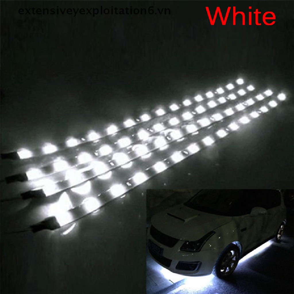 Set 6 Dây Đèn LED E6VN / 6 Bóng DC 12V Chống Thấm Nước Chuyên Dụng Cho Xe Hơi / Xe Máy Bộ 6 Dải Đèn LED 15 Bóng 12V Linh Hoạt Chống Thấm Nước Trang Trí Xe Hơi / Mô Tô Bộ 6 / 6 Món Đồ Thời Trang Cá Tính