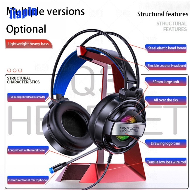 Tai Nghe Chơi Game Q3 Có Mic Và Đèn Nền Rgb | BigBuy360 - bigbuy360.vn