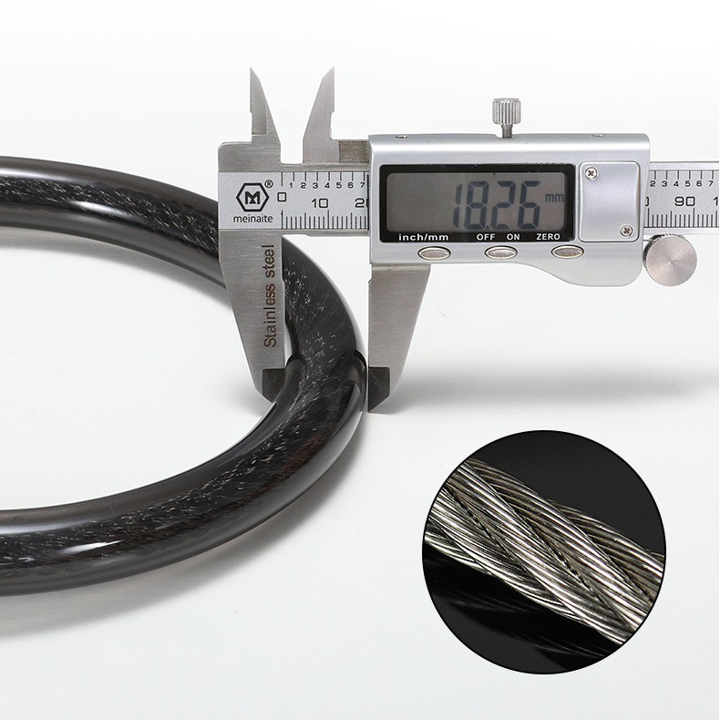 Khóa Xe Đạp,  Xe Máy 4 Số Chống Trộm Bọc Cáp