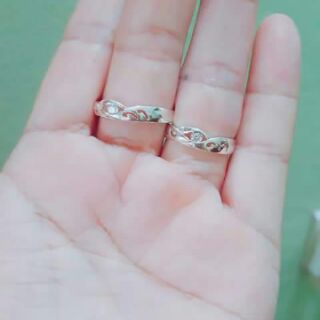 Nhẫn bạc đôi